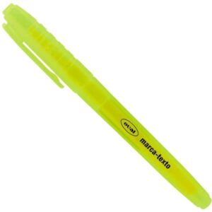 Pincel marca texto, Amarelo - 1 UN