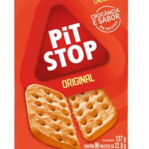 Biscoito Pit Stop Original 137g Com 6 Unidades