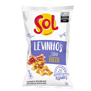 Salgadinho Sol levinhos Bacon 50g